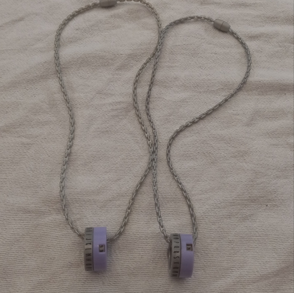 EUC Project MC2 Secret Message Decoder Rings and Necklace - Picture 2 of 6